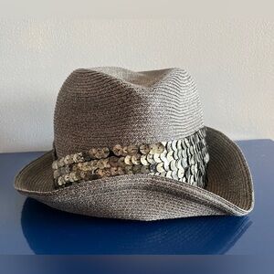 Eugenia Kim Toyo Paper Fedora - Grey Hat